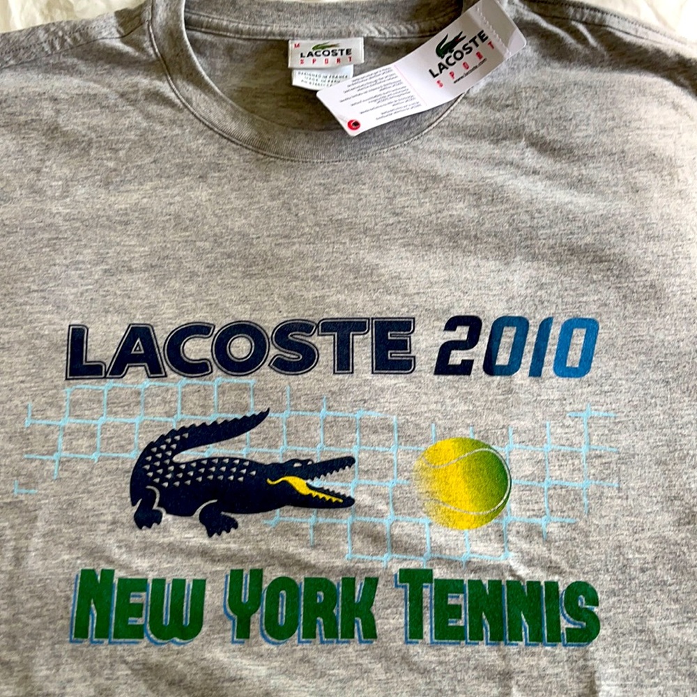 Lacoste NWT SIZE M 2010 New York Open Tennis Tee